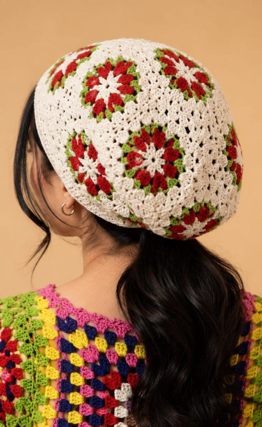 Women's Handmade Crochet Head Cap
