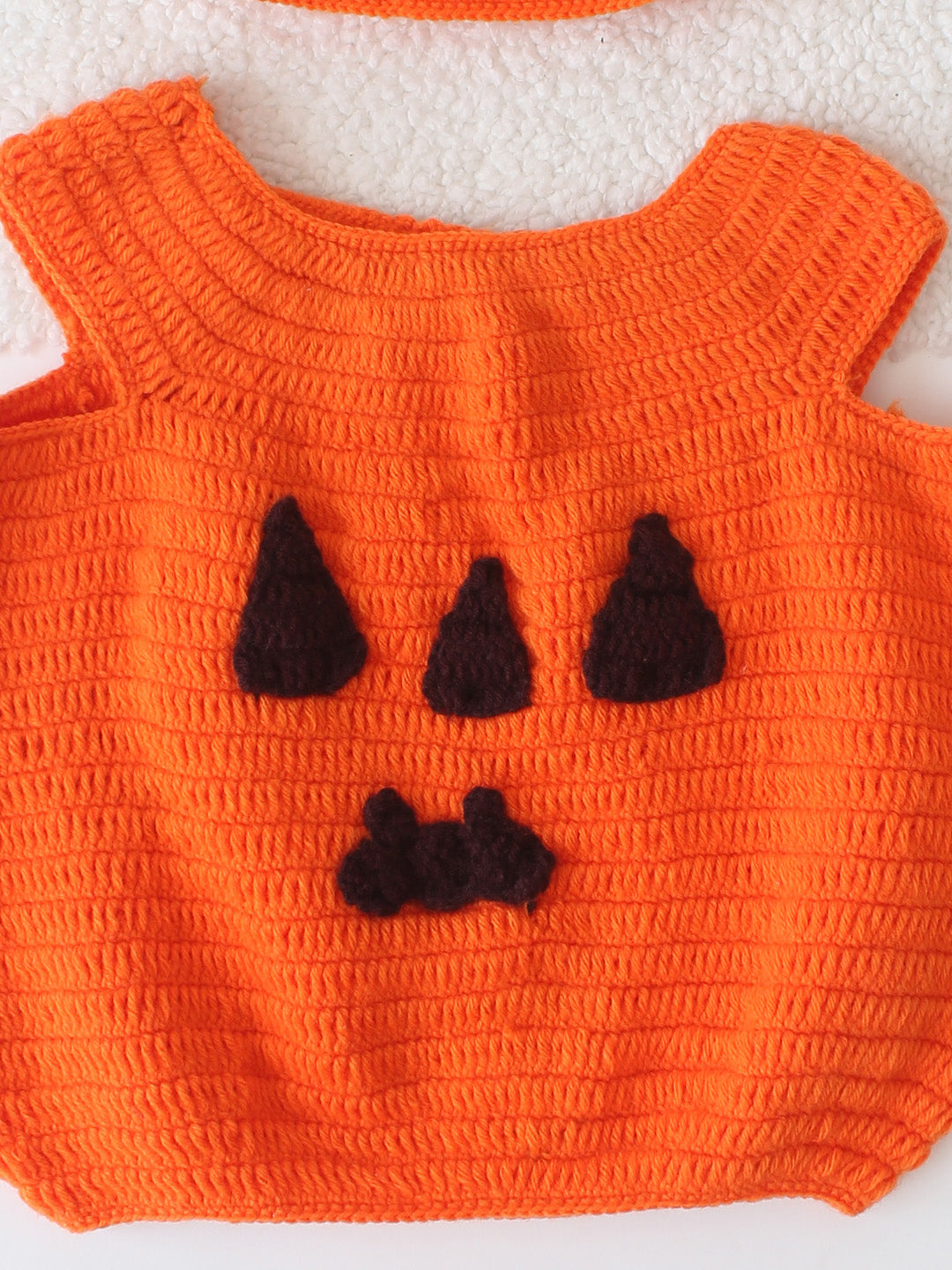 Pumpkin Infant Photography Costume - Orange